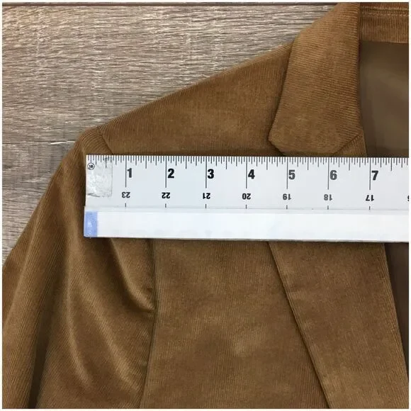 STAFFORD Mens‎ Corduroy Blazer Sport Coat Casual Jacket Size 42R Classic Suit
